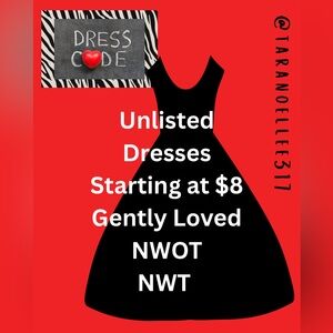 Dress Code Train
Various women’s unlisted dresses in a variety of sizes